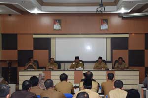 HM Wardan Pimpin Rapat Persiapan Akhir Puncak Iven Wisata Religi 10 Muharam